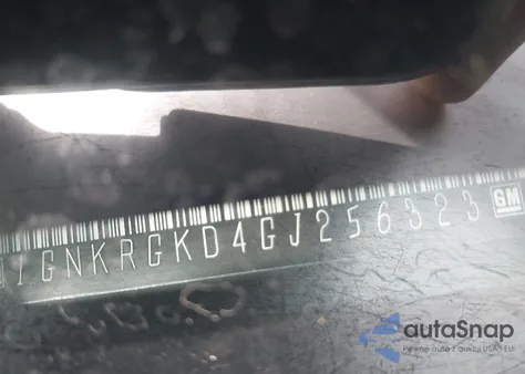 2016 Chevrolet Traverse 1Lt из США, поврежденный, VIN 1GNKRGKD4GJ256323